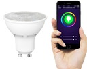 LED žiarovka GU10 4,5W RGB +W DIMM Smart WiFi TUYA