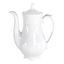 Čajník 1200 ml biely POĽSKÝ porcelán