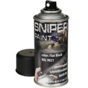 FOSCO Military PAINT SNIPER SPRAY 150ml Flat Black