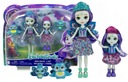 ENCHANTIMALS SISTER DOLL 2 bábiky PATTER PEACOCK