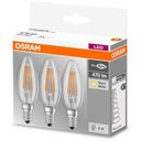 Sada 3x E14 4W 827 OSRAM LED sviečková žiarovka