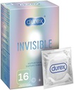 DUREX INVISIBLE kondómy THE THINNEEST 16 kusov