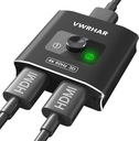 VWRHAR HW-002 HDMI 2 na 1 rozbočovač obojsmerný