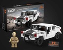 CaDA technické bloky 328 ks. Vojenské vozidlo Humvee 1:24 pre deti 8+