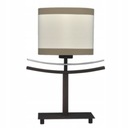 Klasická jednoduchá hnedá stolová lampa s tienidlom
