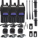 Baofeng UV-82 HTQ HARDWAVE RÁDIO TELEFÓN WALKIE TALKIE VHF UHF SKENER