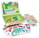 MAGNETICKÉ PUZZLE DINOSAURS ADAM TOYS PUZZZLE CARDS BOX