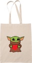 Baby Yoda Grogu Star Wars taška pre milovníka rozprávok 3, módna eko