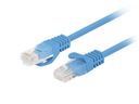 Patchcord Lanberg UTP kat.5e 1,5m modrý 10-Pac