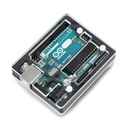 Puzdro pre Arduino Uno - čierne a priehľadné slim