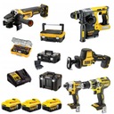 SADA NÁRADIA DEWALT COMBO 5 ks 18V 3x5,0Ah