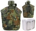 Vojenská turistická jedáleň s pohárom 1L 1QT MIL-TEC BW Flecktarn