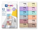 FIMO Soft Pastel termosetová hmota 12 farieb x 25g pastel 8023