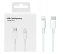 KÁBEL pre APPLE USB TYPE-C 2m Lightning/USBC nabíjanie iPhone 8,X,XS,11,12