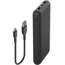 Batéria, Power Bank 20000 mAh Belkin BC 20K 15W, + USB-A / USB-C kábel, uni