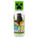 Plastová 3D Minecraft creeper fľaša 560 ml