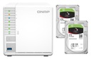 NAS súborový server QNAP TS-364-4G + 2x 8TB Seagate