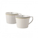 2 porcelánové hrnčeky LAURA ASHLEY TEA STRIPE 300 ml