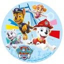 PAW PATROL tortová oblátka 16 cm dekorácia BEZ CUKRU