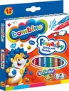 Bambino Glitter Markers 12 farieb