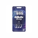 Gillette blue3 raz. žiletky 3 ks