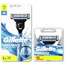 ŠTARTOVACÍ STROJ GILLETTE MACH3 AQUA-GRIP + 17 NOŽEC