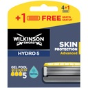 5x náhradné náplne WILKINSON Hydro 5 Skin Protect Advanced