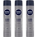 NIVEA MEN SILVER PROTECT Pánsky antiperspirant v spreji 200 ml x 3