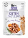 Brit Care Cat Filety Jelly Kitten Losos 6 x 85 g