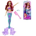 BÁBIKA DISNEY MALEJ MORSKEJ VÍLY ARIEL ZMENA FARBU VLASOV A CHVOSTOV MATTEL HLW00