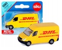 Nákladné auto Kovové žlté štýlové auto kuriérske auto kuriérske auto DHL