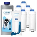 5x vodný filter Wesper pre Delonghi Dinamica + DeLonghi + Designer 500 ml