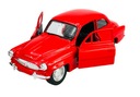 WELLY 1959 ŠKODA OCTAVIA RED 1:34 NOVÝ KOV