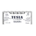 TESLA AA / LR6 / 1,5V SILVER+ alkalické batérie 24 ks.