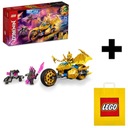 LEGO NINJAGO GOLD DRAGON MOTORCYCLE JAYA SET 71768 + DARČEKOVÁ TAŠKA