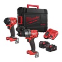 MILWAUKEE SET M18FPD3 M18FID3 2XAKU HIT POUZDRO