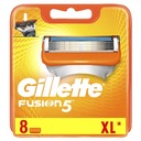 Náhradné čepieľky pre holiaci strojček Gillette Fusion, 8 kusov