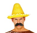 MEXICKÉ SOMBRERO MEXICKÉ ŽLTÉ 33 CM