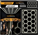 HEXAGON LED Lamp Panel Osvetlenie dielne Garážový dom 243x483 3500-4000K