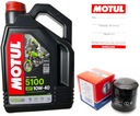 MOTUL 5100 4T olej 10W40 Ester MA2 4L + OLEJOVÝ FILTER