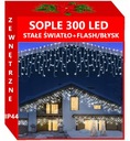 ICOPLE 300 LED VONKAJŠIE OSVETLENIA NA VIANOČNÝ STROMČEK + BLESK