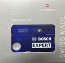 Vreckový nôž Swiss Card Lite s logom Bosch