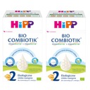 HIPP 2 BIO COMBIOTIK následné mlieko, 2x550g