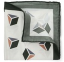 Pánska biela Lancerto vzor M.679 Pocket Square