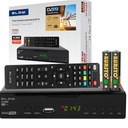 TUNER DEKODÉR DVB-T2 POZEMNÝ TV H.265 HEVC FULL HD USB HDMI DIAĽKOVÉ BATÉRIE