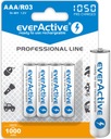 4x everActive R03/AAA Ni-MH 1050 mAh BATÉRIE