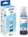 EPSON 108 svetlo azúrový atrament C13T09C14A L18050 L8050