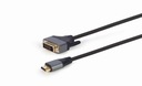 GEMBIRD HDMI -> DVI KÁBEL 18+1PIN 4K, BRAID, 1,8M