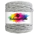 Macrame Cotton Cord Grey 100m 5mm