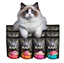 RAFI CAT Wet Kota Mix príchutí 12x100g noteci údolie bez obilnín